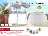 Máy Hút Sữa Đôi  Dụng Cụ Lấy Sữa Mẹ Đơn Giản Máy Hút Sữa Điện Đôi Real Bubee Trợ Thủ Đắc Lực Cho Mẹ Bỉm Sữa Không Lo Tắc Sữa(Tặng Quà Tặng) Mã Sản Phẩm 45