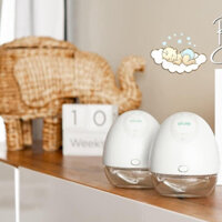 MÁY HÚT SỮA ĐÔI ELVIE PUMP® WEARABLE DOUBLE ELECTRIC BREAST PUMP [ HÀNG CÓ SẴN ❤️ BẢO HÀNH MÁY 12 THÁNG ]