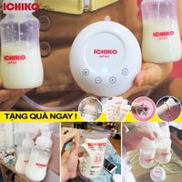 máy hút sữa ICHIKO JAPAN _ phiên bản M03 ( tặng áo rãnh tay , núm ti, phễu silicon, túi trữ sữa, vòng tay cho bé)