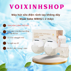 Máy hút sữa không dây Moaz BéBé MB-052