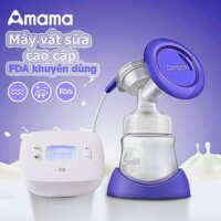 Máy hút sữa loại nào tốt Bình hút sữa bằng tay Máy vắt sữa điện đơn Amama M15 - Hút êm ái dụng cụ không thể thiếu cho mẹ và bé ( bảo hành 12 tháng) [bonus]