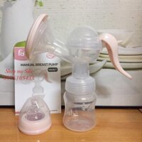 Máy hút sữa mẹ, máy vắt sữa mẹ bằng tay Fatz baby Thương hiệu Hàn Quốc màu trắng hồng