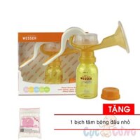 Máy hút sữa WESSER bằng tay Tặng 1 gói tăm bông đầu nhỏ