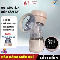 Máy hút sữa Zlife, máy hút sữa không dây cầm tay có chế độ vắt sữa mẹ, massage, kích sữa, màn hình LED pin 1800mAh