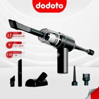 Máy hút thổi bụi cầm tay mini không dây dodoto, hút thổi bụi ô tô điều tốc công suất 13500 Pa