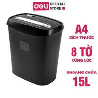 Máy Hủy Tài Liệu Cao Cấp Deli Chính Hãng - Phù Hợp Cho Bảo Mật Giấy Tờ Trong Doanh Nghiệp Văn Phòng Nhà Trường