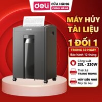 Máy Hủy Tài Liệu Deli ET054 Công Suất Lớn Máy Hủy Giấy Tờ Card Cho Doanh Nghiệp Văn Phòng Nhà Trường