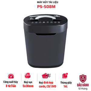 Máy hủy tài liệu Silicon PS-508M - 16 lít