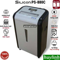 Máy hủy tài liệu Silicon PS-880C - 17 tờ/lần - 26 lít