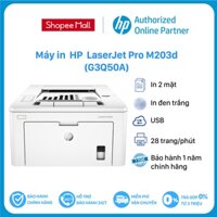 Máy in 2 mặt HP LaserJet Pro M203d (G3Q50A) - Hàng chính hãng, bảo hành 12 tháng