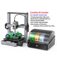 Máy in 3d nhiều màu Creality Hi Combo tốc độ in max 500mm/s khổ in 26*26*30cm