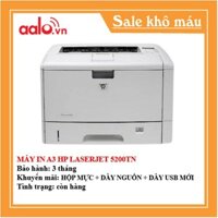 MÁY IN A3 HP LASERJET 5200N - KÈM HỘP MỰC , DÂY NGUỒN , DÂY USB MỚI - AALO.VN