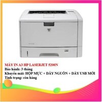 MÁY IN A3 HP LASERJET 5200N - KÈM HỘP MỰC , DÂY NGUỒN , DÂY USB MỚI - AALO.VN