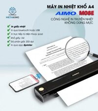 Máy In A4 Di Động M08E (A4, Giấy Nhiệt, Không Mực, Bluetooth/USB-C)