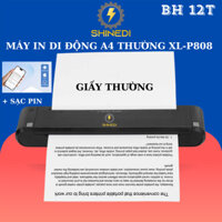 Máy in A4 giấy thường XL-P808 SHINEDI sạc pin nhỏ gọn nhẹ nhàng dễ dàng mang đi in bất cứ lúc nào bất cứ nơi đâu bạn muốn.