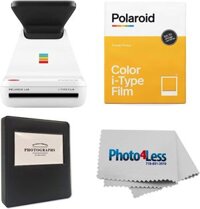 Máy in ảnh tức thì Polariod Lab + Phim màu Polaroid cho I-Type + Album ảnh 5″ + Khăn lau