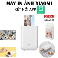 Máy in ảnh Xiaomi mini bỏ túi dùng pin - in qua Bluetooth BH 12 tháng