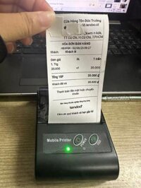 máy in bill cầm tay bluetooth K58 app tendoo