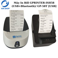 Máy In Bill GPRINTER K58 ISH58 (USB+Bluetooth)/GP-58T [USB]