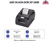 Máy in Bill Xprinter XP-58IIB - In hóa đơn, tốc độ cao, kết nối usb, cổng serial, in 58mm