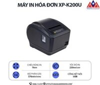 Máy in Bill Xprinter XP-K200U (USB) - Máy in hóa đơn, kết nối usb, tốc độ in nhanh, chất lượng cao