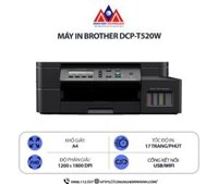 Máy in Brother DCP-T520W – In phun màu đa chức năng, in – scan – copy, kết nối WiFi, in không dây tiện lợi