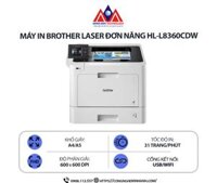 Máy in Brother HL-L8360CDW – In màu laser, in 2 mặt tự động, kết nối WiFi & mạng LAN