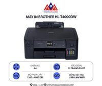 Máy in Brother HL-T4000DW – In phun màu khổ A3, in 2 mặt tự động, kết nối WiFi, in qua điện thoại