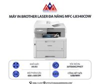 Máy in Brother MFC-L8340CDW - In laser màu đa chức năng, in 2 mặt tự động, scan, copy, in WiFi, in qua điện thoại