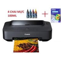 máy in canon ip2770 gắn bộ tiếp mực ngoài  mới 100% Bh 1 năm tặng giấy in ảnh