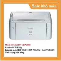 MÁY IN CANON LBP 3050 - KÈM HỘP MỰC , DÂY NGUỒN , DÂY USB MỚI - AALO.VN