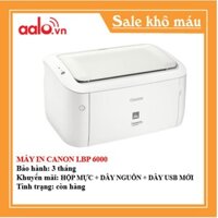 MÁY IN CANON LBP 6000 - KÈM HỘP MỰC , DÂY NGUỒN , DÂY USB MỚI - AALO.VN