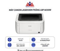 Máy in Canon LBP 6030W – In laser trắng đen đơn năng, in 1 mặt, kết nối mạng Wifi, in qua điện thoại