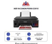Máy in Canon Pixma G3010 - In phun màu đa năng, Scan, Copy, Print, kết nối mạng Wifi, in qua điện thoại