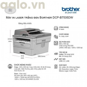 Máy in laser đa chức năng Brother DCP-B7535DW