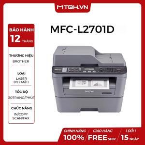 Máy in laser đen trắng đa năng (All-in-one) Brother MFC-L2701D