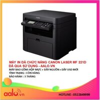 MÁY IN ĐÃ CHỨC NĂNG CANON LASER MF 221D ĐÃ QUA SỬ DỤNG - AALO.VN