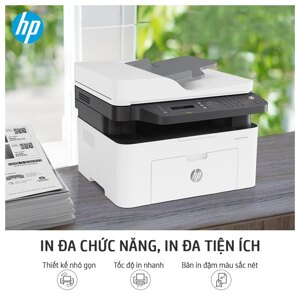 Máy in đa chức năng HP LaserJet MFP 137fnw 4ZB84A