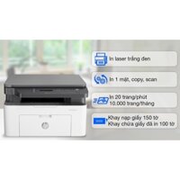 MÁY IN ĐA CHỨC NĂNG HP LASERJET MFP 135A PRINTER,1Y WTY 4ZB82A