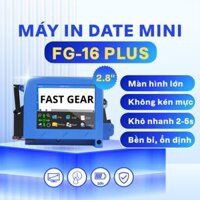 Máy in date cầm tay mini FG 16 PLUS Tiếng Việt - In Nsx Hsd bao bì bóng, hàng đông lạnh, độ bám dính cao