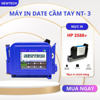 MÁY IN DATE CẦM TAY MINI NT-3 (kèm mực in) Có Tiếng Việt, Mực in HP2588+ không trôi, không phai
