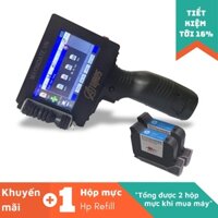 Máy in date cầm tay mini 12.7mm Aturos N4 (In logo, mã vạch, in date,... có tiếng Việt, mực HP)-KM tặng thêm 1 hộp mực