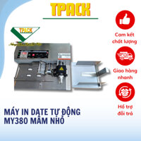 MÁY IN DATE MY380- MÁY IN DATE TỰ ĐỘNG KẾT HỢP TÁCH TEM NHÃN- TẶNG KÈM 1 CUỘ MỰC NHIỆT IN DATE