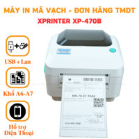 Máy in đơn hàng Shopee TMĐT Xprinter XP470B USB + LAN - Xprinter 420B - Xprinter DT426B