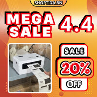 Máy in đơn hàng Shoptida SP46 in đơn hàng, phiếu gửi, minicode, logo tự dán, bảo hành 12 tháng