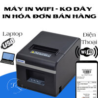 Máy in hóa đơn bán hàng K80 máy in nhiệt xprinter Wifi kết nối không dây để in bill / hóa đơn bán lẻ