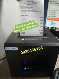 Máy in hóa đơn bán hàng trên điện thoại Iphone