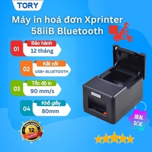 Máy in hóa đơn bluetooth Xprinter XP-58IIB