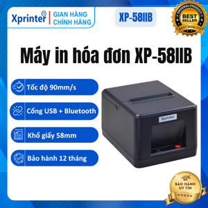 Máy in hóa đơn bluetooth Xprinter XP-58IIB