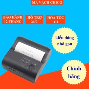 Máy in hóa đơn Bluetooth ZJ-8001LD